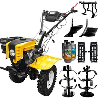 pachet motocultor profesional agropro hs 1000b cu far motor 7 cp latime de lucru 110 cm senzor ulei freze roti cauciuc roti metalice plug arat rarita reglabila prasitoare  cadou 1l ulei motor 2l ulei transmisie agropro imagen 16_0_
0