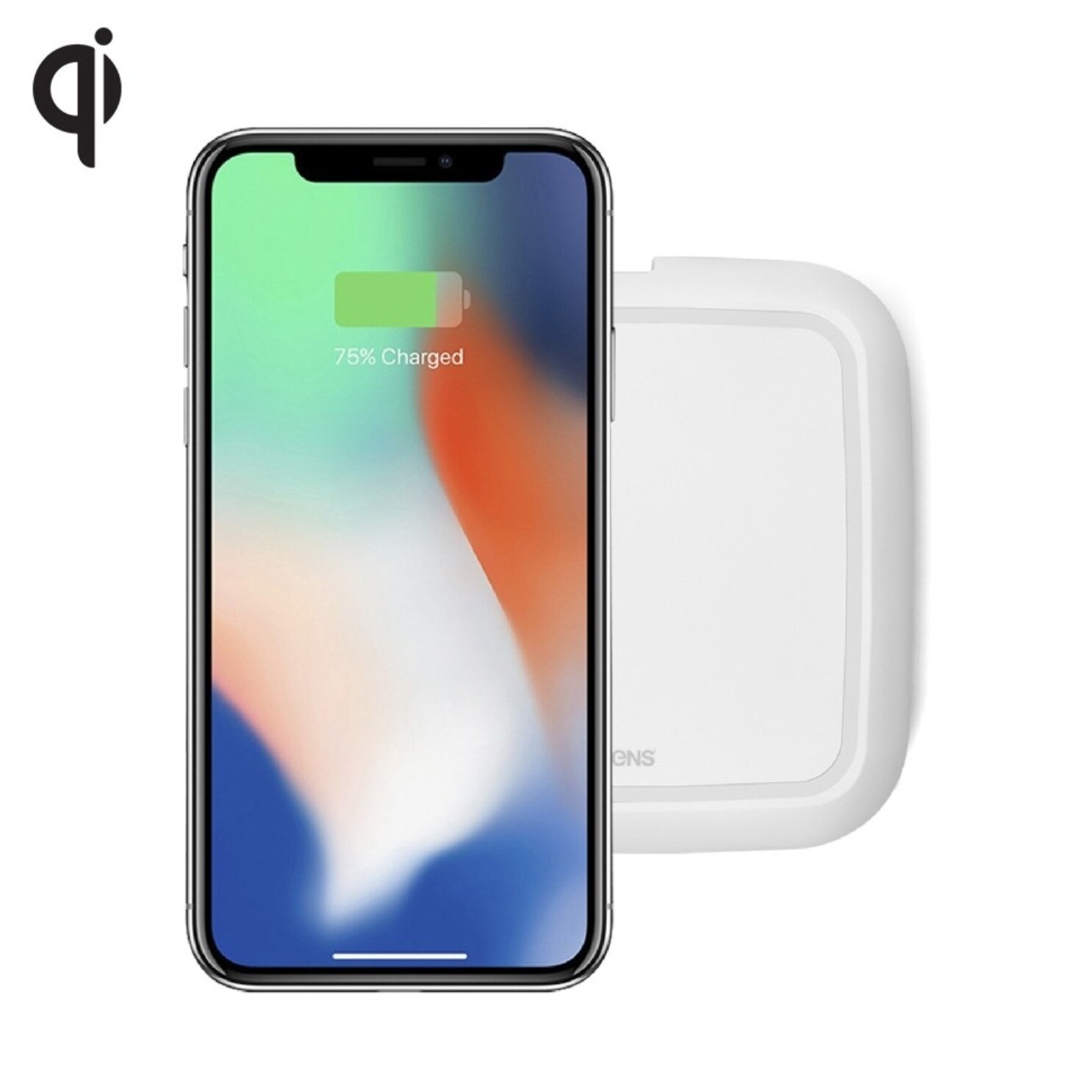 Incarcator wireless ultra rapid Qi ZENS single 10W White