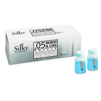Tratament pentru combaterea caderii parului Silky Trivix 10 fiole x 10 ml Tratament pentru combaterea caderii parului Silky Trivix 10 fiole x 10 ml