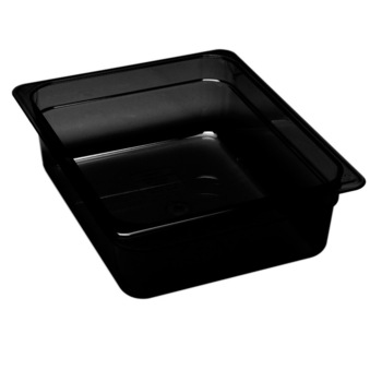 Tava Gastronorm 1/2, Hendi Plexi Line, din plexiglas negru, 325x265x(H)17 mm Tava Gastronorm 1/2, Hendi Plexi Line, din plexiglas negru, 325x265x(H)17 mm