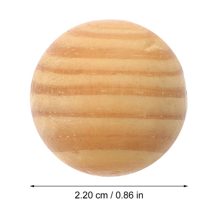 Bila din lemn de camfor ZYBLSSBB LSM2xh798-BCS0085002, natural, O 2,2 cm, set 100 buc., protectie impotriva moliilor si parfum persistent