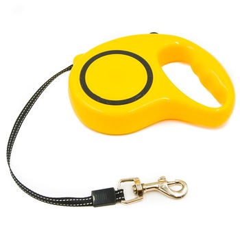 Lesa retractabila, galben, 5 m Lesa retractabila, galben, 5 m