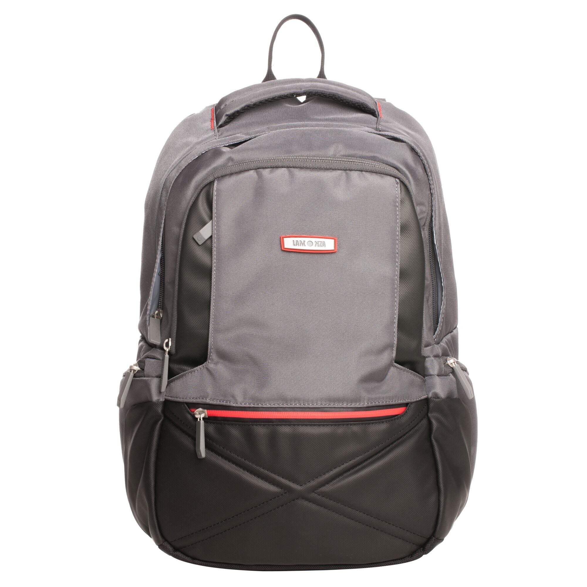 Rucsac laptop 15 inch Lamonza Ostend 47x32x16 cm, gri