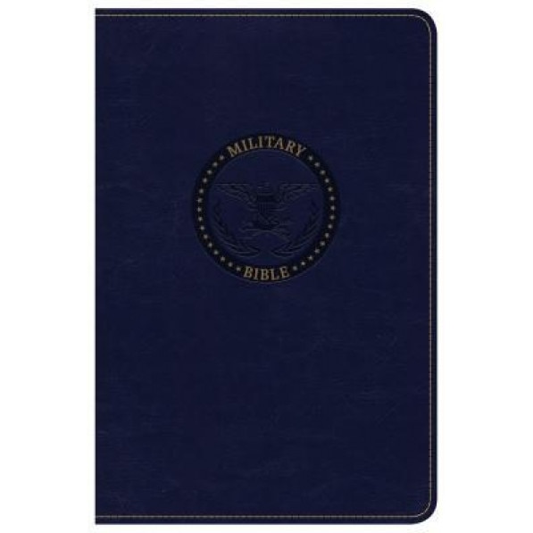 CSB Military Bible, Navy Blue Leathertouch, Holman Bible Staff (Editor)
