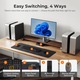 TESmart 8K 60Hz KVM kapcsoló 4 PC 1 monitorhoz, USB 3.0, 4 HDMI port