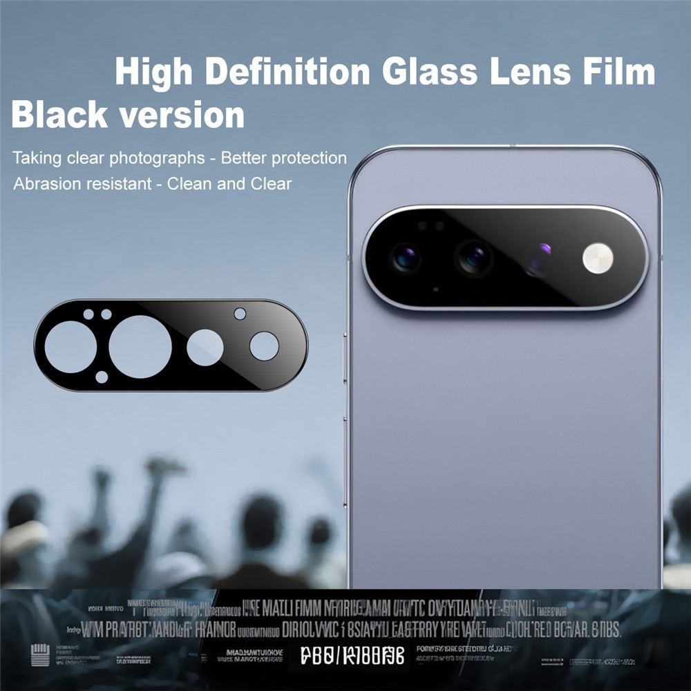 Folie Camera pentru Google Pixel 11 Pro - Techsuit Full Camera Glass - Black
