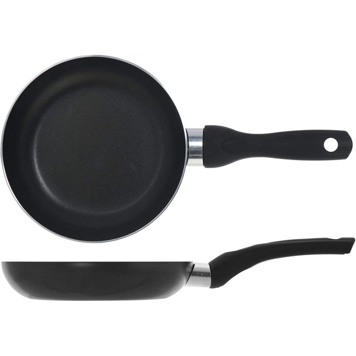 Maitre tapadásmentes serpenyő, 18 cm, alumínium, antracit/fekete