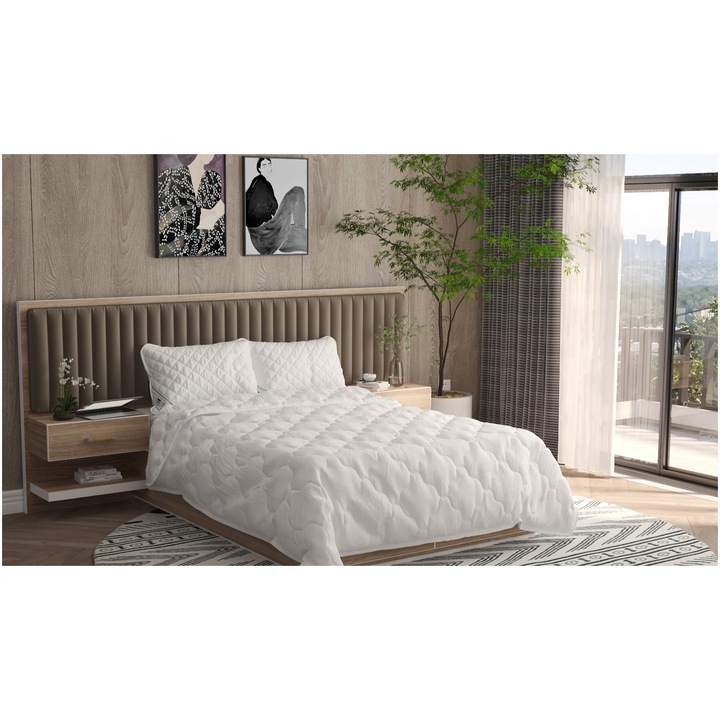 Somnart Comfort steppelt paplan, 180x200 cm, mikroszálas, hideg évszak, 300 g/mg, közepes melegségi szint