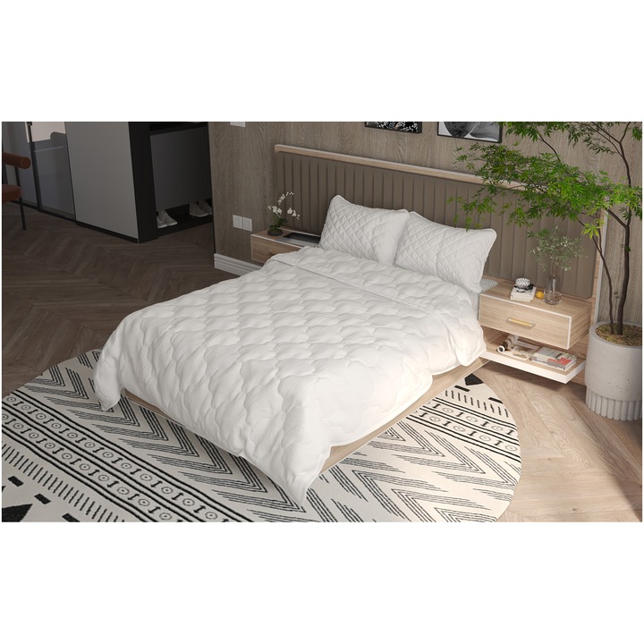 Комфортна завивка Somnart, 180x200 см, микрофибър, студен сезон, 300 г/м2, средна степен на топлина