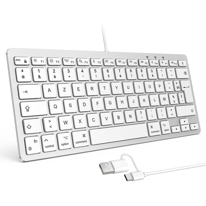Tastatura USB OMOTON за Mac - Надеждна свързаност