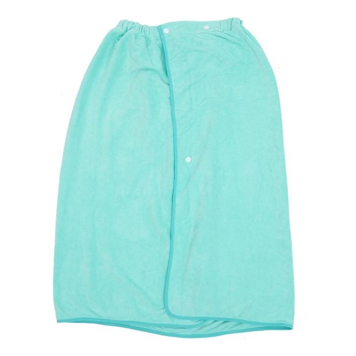 ZYBLSSBB, prosop-wrap din microfibra cu nasturi si talie elastica LSM948-BCS0397218, menta, marime unica