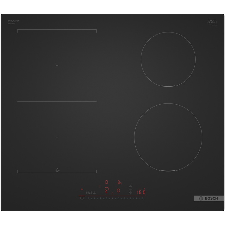 Plita electrica GOTZE & JENSEN IP100, 1 zona, 2000W, negru-alb, 37x29x4.3cm