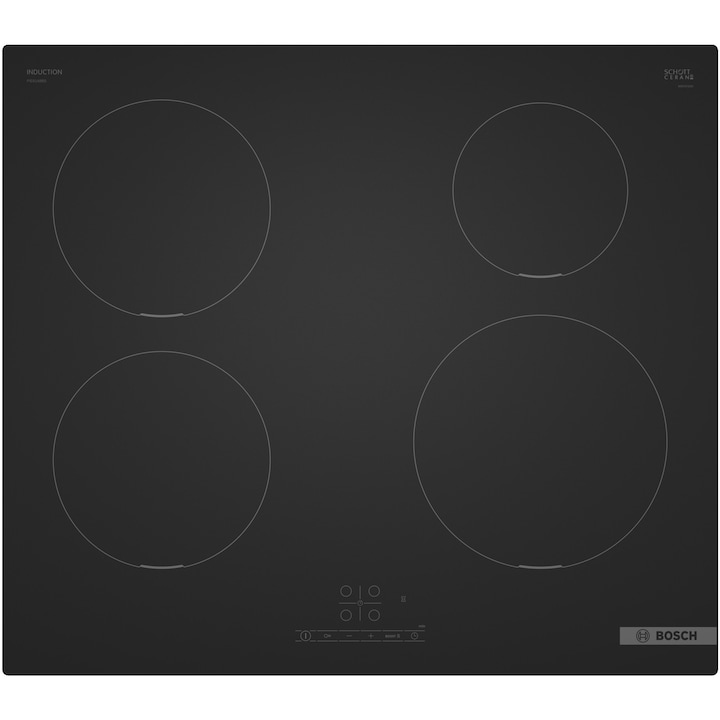 Plita pe gaz incorporabila KB ELEMENTS, 4 arzatoare, sticla securizata neagra 8 mm, aprindere electrica, control touch digital, timer, siguranta oprire automata, LPG/NG