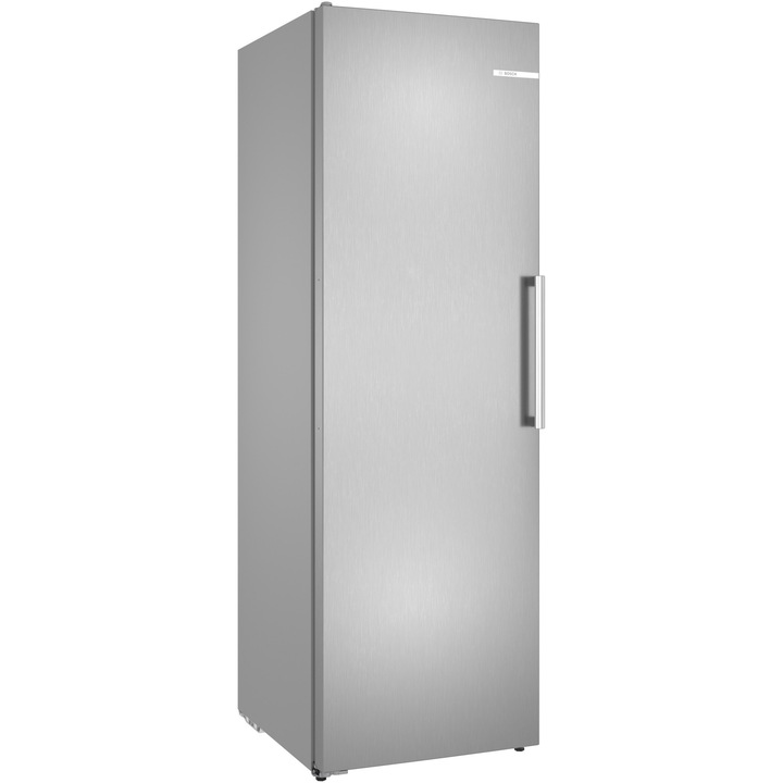 Frigider cu 1 usa Bosch KSN36VLDG, 402 l, Total NoFrost, Home Connect, Raft sticle, VitFresh, Control electronic, Clasa D, 186 cm, Inox
