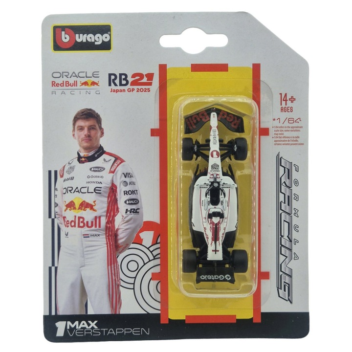 Red Bull RB21 F1 #1 (2025) - Japan GP - Max Verstappen - Bburago - 1:64
