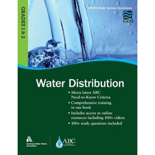 Wso Water Distribution, Grades 1 & 2, Awwa (Author)