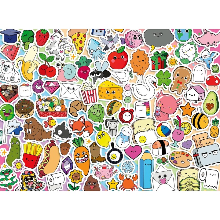 Puzzle 500 Piese Adulti - Haos Kawaii Dragut