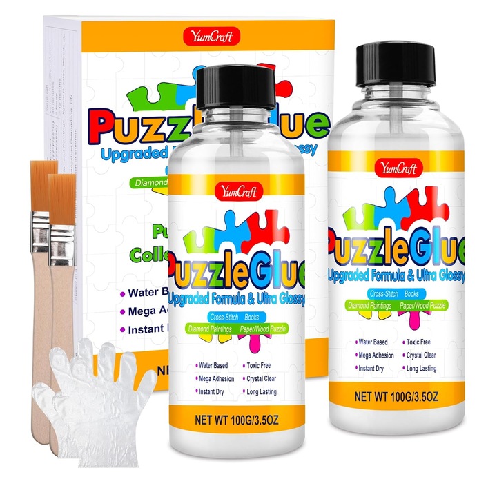 Adeziv Puzzle 200ml Transparent, Lucios, Non-Toxic