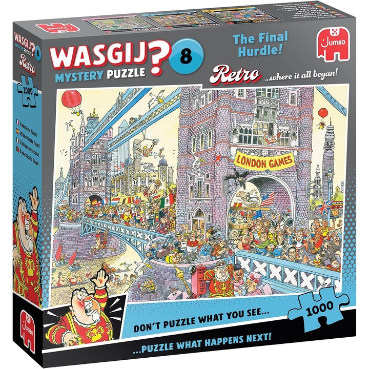 Puzzle Wasgij Retro Mystery 8 - Ultima Cursa - 1000 Piese