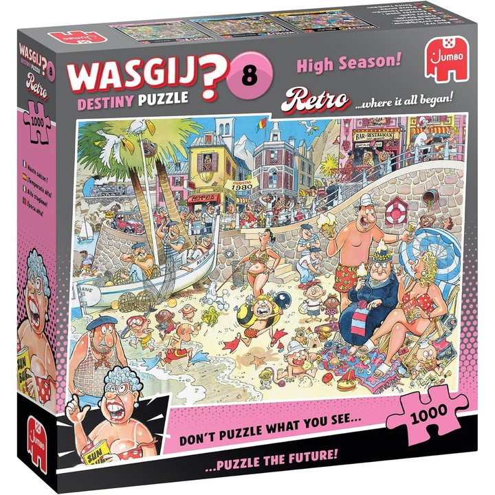 Puzzle Wasgij Retro Destiny 8 - 1000 Piese, Sezon de Varf