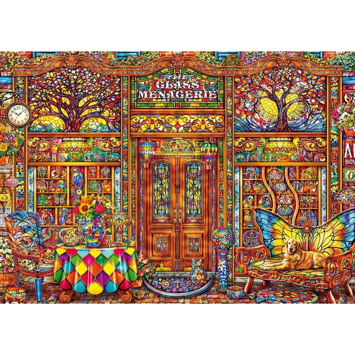 Puzzle Schmidt 1000 Piese, Gradina de Sticla, 69.3x49.3 cm, Calitate Premium