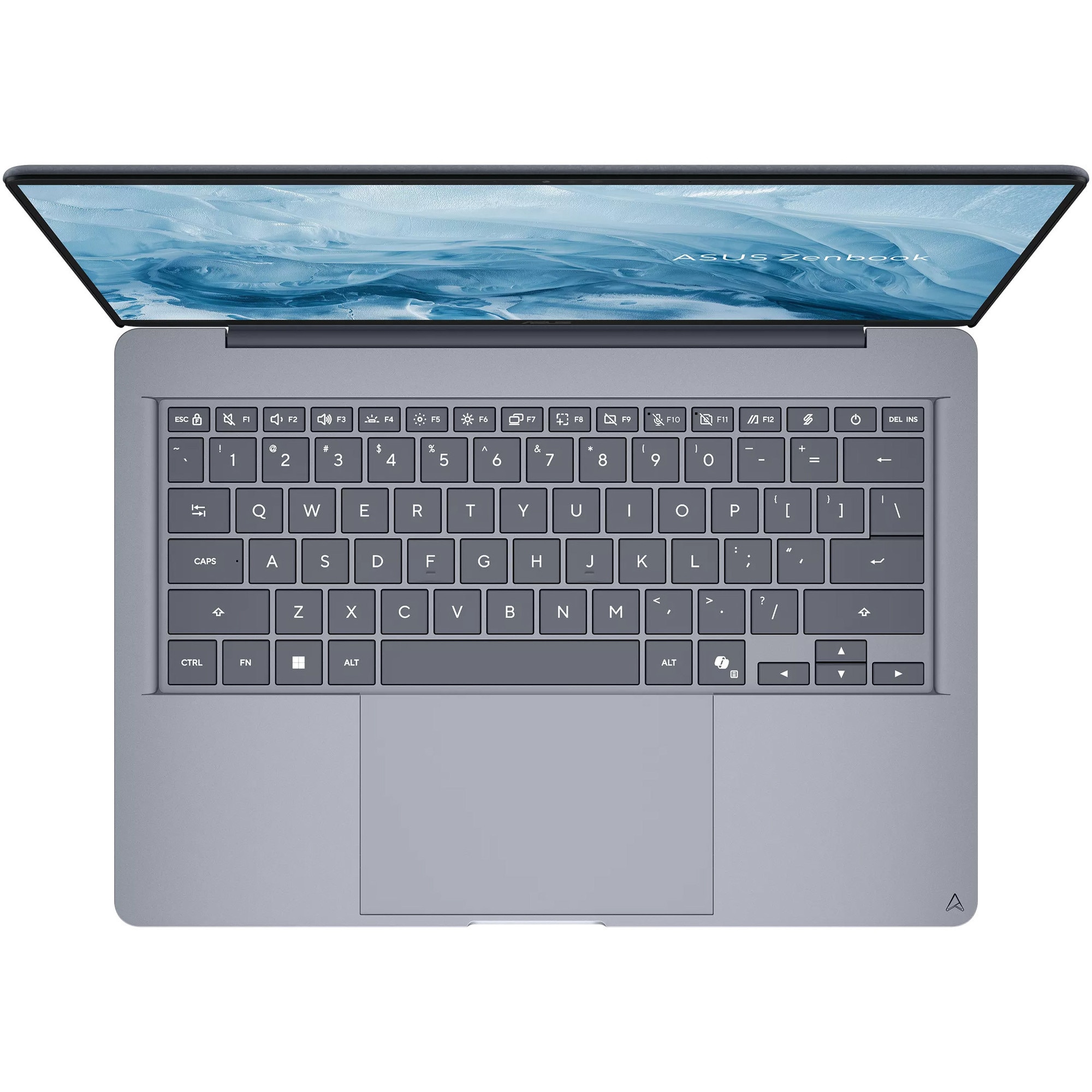 Laptop ASUS Zenbook 14 UX3480AA cu procesor Intel® Core™ Ultra 7 355 pana la 4.7GHz, 14'', Full HD, OLED, Touch, 16GB LPDDR5X RAM, 512GB SSD, Intel® Graphics, Windows 11 Home, Arctic Blue