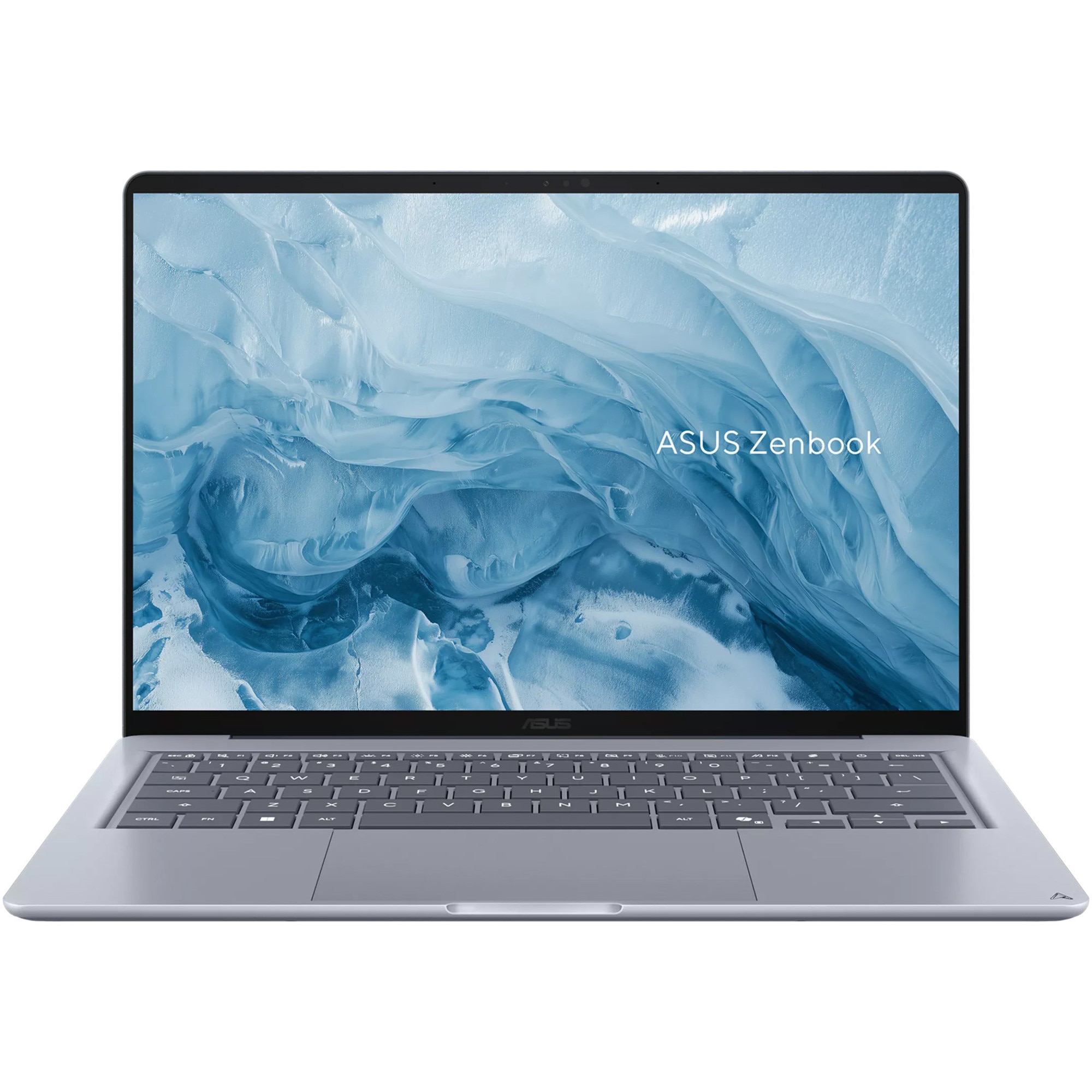 Laptop ASUS Zenbook 14 UX3480AA cu procesor Intel® Core™ Ultra 7 355 pana la 4.7GHz, 14'', Full HD, OLED, Touch, 16GB LPDDR5X RAM, 512GB SSD, Intel® Graphics, Windows 11 Home, Arctic Blue