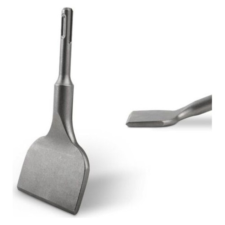 Dalta SDS Plus pentru placi, MIGJJ-081103297, otel de inalta performanta, 75 mm latime x 165 mm lungime, gri metalic