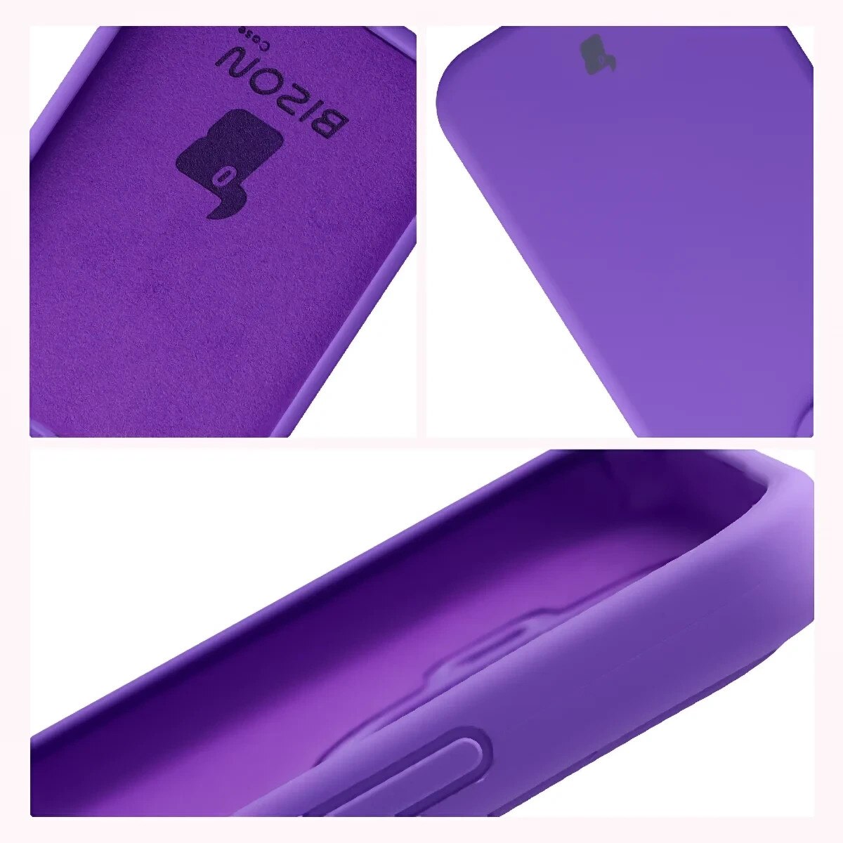 Carcasa Bizon Soft compatibila cu Xiaomi 17T Pro, Mov