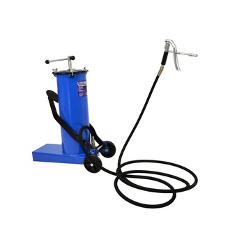 Pompa pentru gresat Geko, capacitate 6 litri, furtun 4 m Pompa pentru gresat Geko, capacitate 6 litri, furtun 4 m