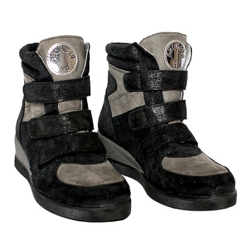 Ghete platforma Geppi negru Pj Shoes, marimea 32 Ghete platforma Geppi negru Pj Shoes, marimea 32