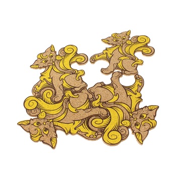 Set 4 suporturi pahare Casuta cu daruri, 100% pluta, 12 x 0.4 cm, model Fluffi, coaster puzzle, suport oala incinsa Set 4 suporturi pahare Casuta cu daruri, 100% pluta, 12 x 0.4 cm, model Fluffi, coaster puzzle, suport oala incinsa