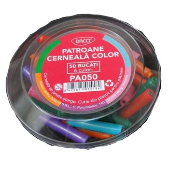 Patroane cerneala color Daco 50/cutie PA050 Patroane cerneala color Daco 50/cutie PA050