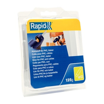 Batoane lipici Rapid 12mmx94mm, PVC/Cabluri, 125g, blister Batoane lipici Rapid 12mmx94mm, PVC/Cabluri, 125g, blister