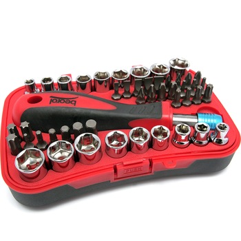 Trusa 48 piese, varfuri si tubulare + maner magnetic - Beorol Trusa 48 piese, varfuri si tubulare + maner magnetic - Beorol