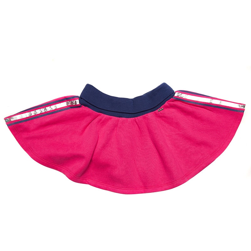 Fusta roz Diesel, insertii argintii, 92-98 cm, 2-3 ani