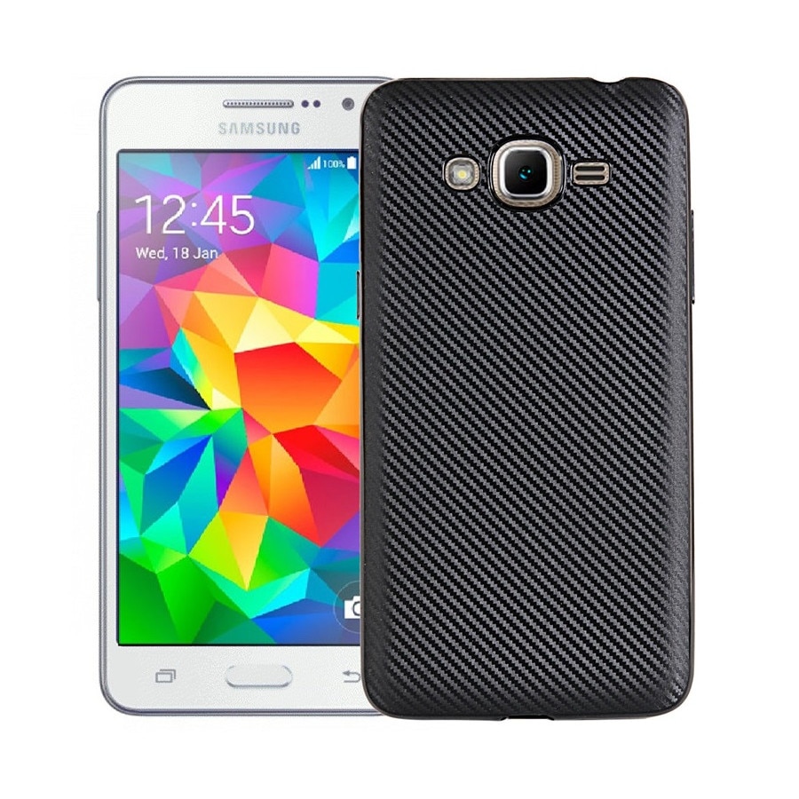 Husa de protectie i-Zore Carbon pentru Samsung Galaxy J3 (2016), Negru