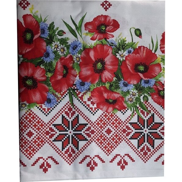 Fata de masa MOTIVE TRADITIONALE SI MACI XL CASA GINO® , bumbac 100%, 135X160, masa 6 persoane