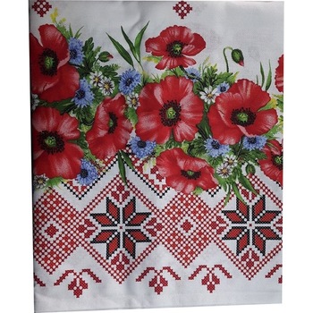 Fata de masa MOTIVE TRADITIONALE SI MACI XL CASA GINO® , bumbac 100%, 135X160, masa 6 persoane Fata de masa MOTIVE TRADITIONALE SI MACI XL CASA GINO® , bumbac 100%, 135X160, masa 6 persoane