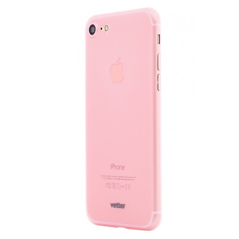 Husa Vetter Clip-On Air Series Ultra Thin roz pentru Apple iPhone 7, iPhone 8