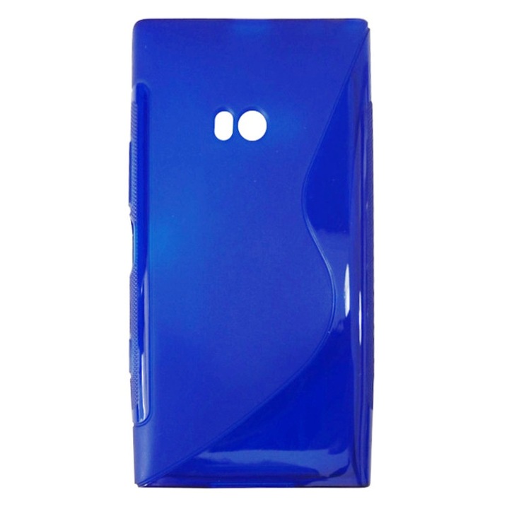 Husa silicon S-case albastra pentru Nokia Lumia 900