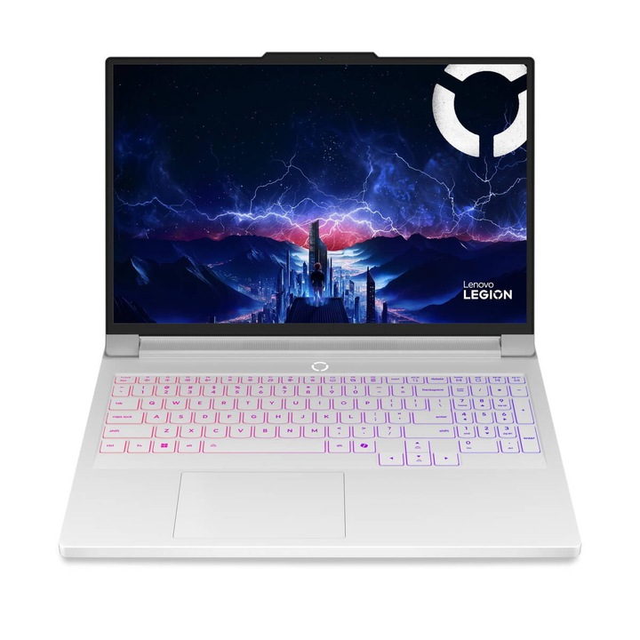 Laptop Lenovo Legion Pro 7i WQXGA 16 inch Intel Core Ultra 9 290HX+ 64GB 2TB SSD RTX 5090 Windows 11 Home Glacier White