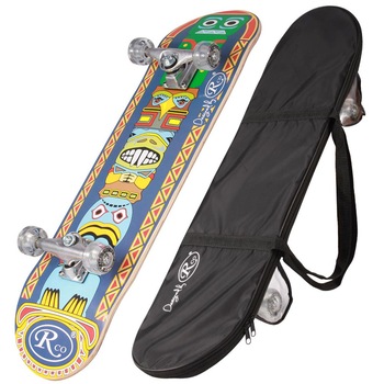 Skateboard cu husa RCO, ABEC5, PU, 78,5 cm, Aluminiu, HB2005A Skateboard cu husa RCO, ABEC5, PU, 78,5 cm, Aluminiu, HB2005A