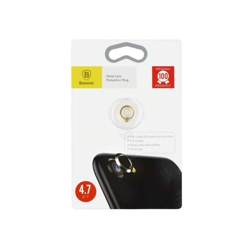 Ring Baseus Protectie Camera iPhone 7 Gold