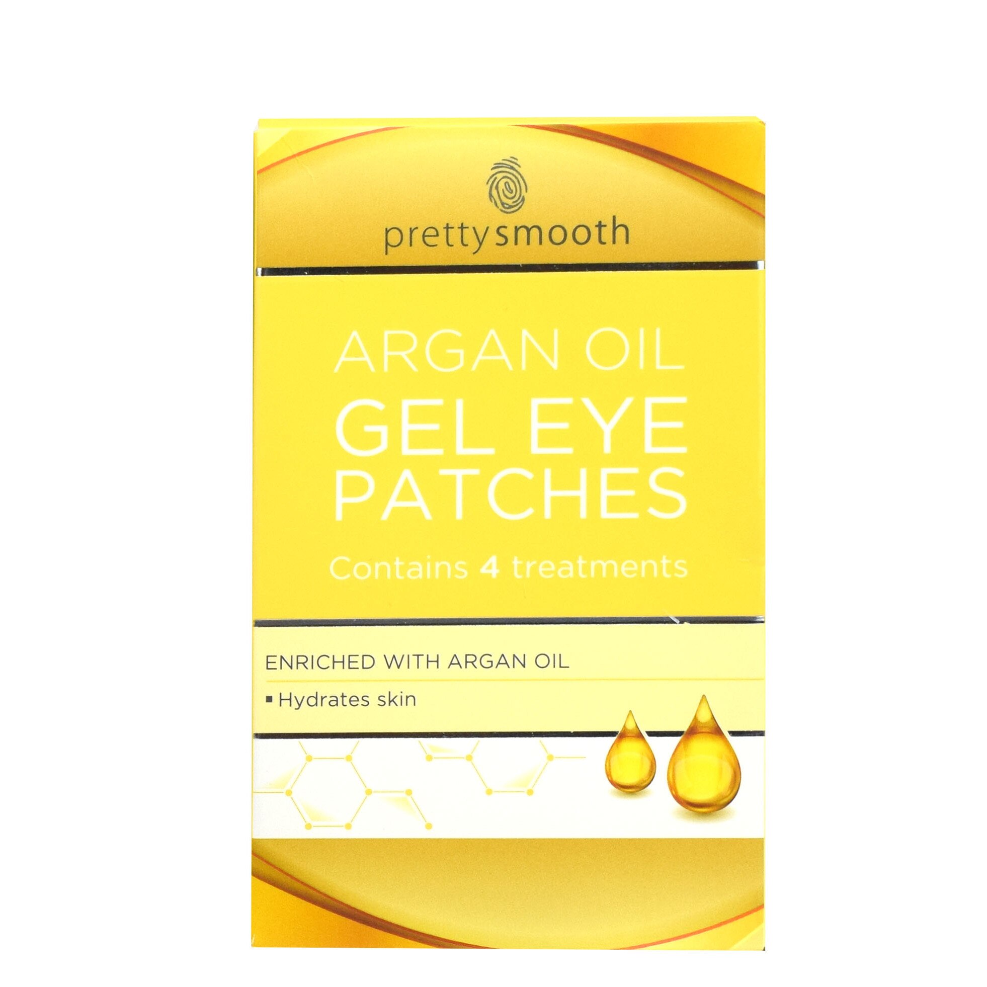 Comprese cu gel pentru ochi Argan, 4 perechi Pretty