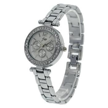 Ceas Dama, bratara metalica, stil elegant, cadran cu cristale Ceas Dama, bratara metalica, stil elegant, cadran cu cristale
