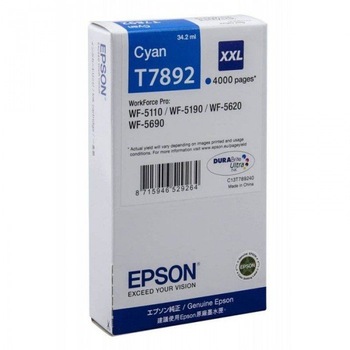 Cartus Original Pentru imprimanta Epson T7891,WORKFORCE PRO WF 5110 DW , WORKFORCE PRO WF 5190 DW , WORKFORCE PRO WF 5620 / DWF , WORKFORCE PRO WF 5690 DWF Cartus Original Pentru imprimanta Epson T7891,WORKFORCE PRO WF 5110 DW , WORKFORCE PRO WF 5190 DW , WORKFORCE PRO WF 5620 / DWF , WORKFORCE PRO WF 5690 DWF