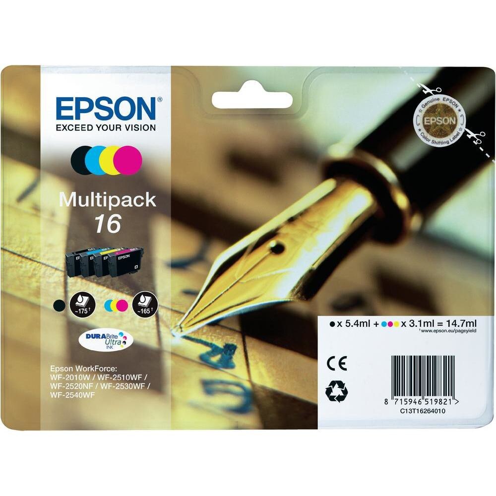 Cartus Original Pentru imprimanta Epson 16 Series 'Pen and Crossword' multipack for WF 2660DWF 2650DWF 2630WF 2540WF 2530WF 2520NF 2510WF