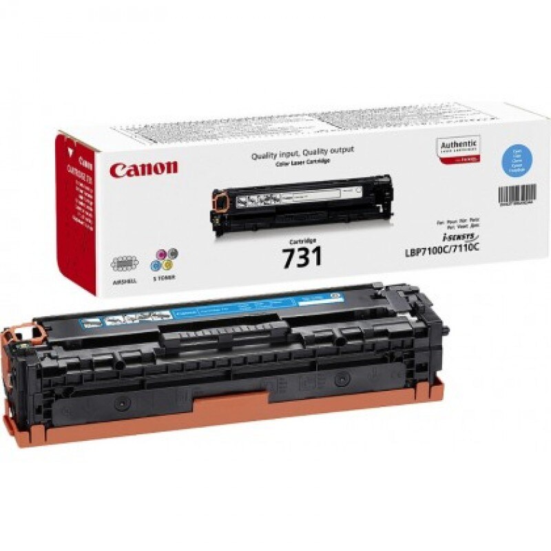 Cartus Original Pentru imprimanta Canon CRG-731Cyan,Canon I-Sensys LBP7100 Cn, LBP7110 Cn,Color imageclass LBP7110,MF8200,MF623 CN,MF624 CW,MF628,MF8280 (1.500 pages)