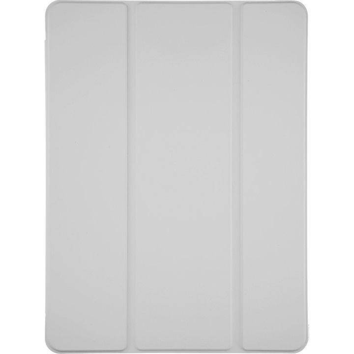 Husa tableta OBAL:ME MistyTab (57983128498) pentru Samsung Galaxy Tab S10 Lite/S9/S9 FE/S10 FE, cu slot pentru stylus, functie wake/sleep si magnet, gri deschis